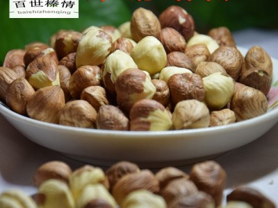 百世榛情 东北平欧大榛子仁原味熟烘焙原料散装5斤新货批发榛子仁图1