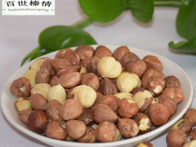 百世榛情干果零食2021新东北特产500g厂家批发生大榛子仁熟坚果图2