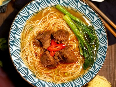会吃竹升面一箱整箱面条云吞面专用面炒面拌面早餐面鸡蛋面非油炸图4