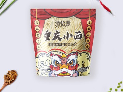清悟源厂家直发半干面重庆小面280g非油炸带料包面条方便速食拉面图3