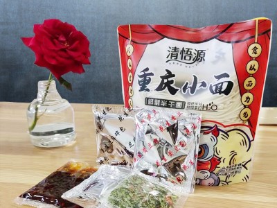 清悟源厂家直发半干面重庆小面280g非油炸带料包面条方便速食拉面图4
