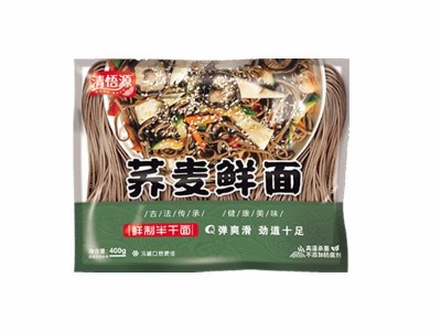 清悟源荞麦面400g半干湿面快熟鲜面粗粮主食代餐一件代发 可批发图5