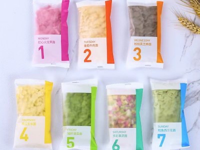 【热销拿样】有机一周面7口味不重样代加工多种造型蝴蝶海螺面片图2