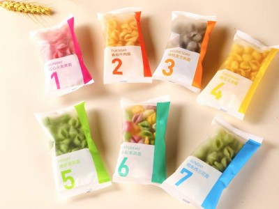 【热销拿样】有机一周面7口味不重样代加工多种造型蝴蝶海螺面片图3
