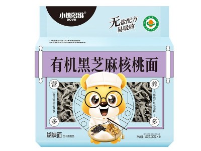 【热销】有机面多彩果蔬蝴蝶面幼挂营养面蝴蝶面儿童面条120g袋图5