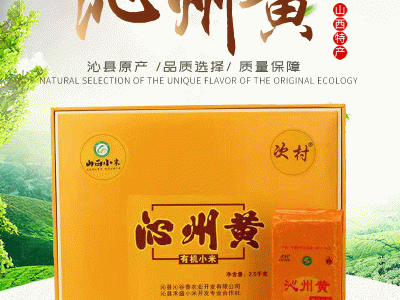 山西沁县沁州黄有机小米 月子米2500克礼盒装 有机小米现货图4