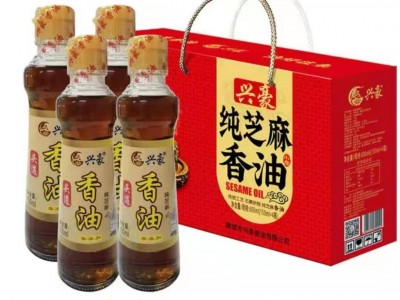 源头厂家供兴豪一级小磨香油l芝麻油香油礼盒图5