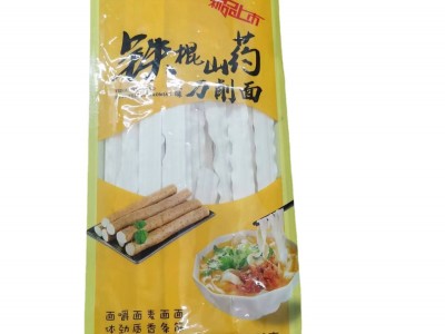 厂家批发250g刀削面油泼面拌面波纹宽面条挂面袋装铁棍山药图5