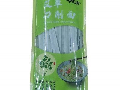 艾草面条袋装250g现货批发拌面挂面宽面面条方便速食艾草刀 削面条图5