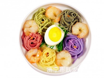工厂批发五彩面条袋装1000g现货拌面挂面面条方便速食五彩挂面图5