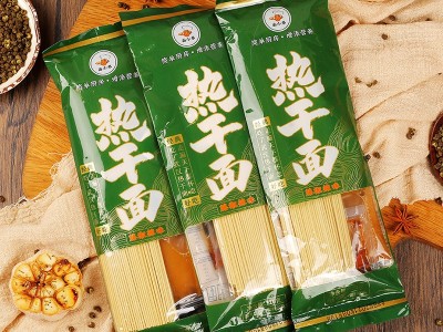 武汉热干面湖北特产碱水面挂面面条速食调料包170g*5袋藤椒味图2
