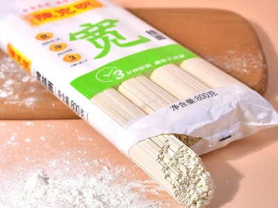 陈克明面条挂面 宽 细 圆 劲道原味早餐速食龙须面细整箱800g图4