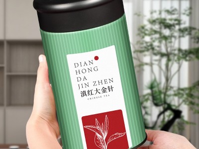 云南滇红大金针特级红茶凤庆金丝芽蜜香古树新茶罐装500克图3