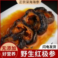 厂家直供一手货源一件代发即食海参即食红极参批发500g