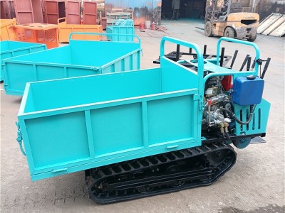 全地形农用手扶式履带车 手扶式农用自卸车 山地爬坡履带运输车图3