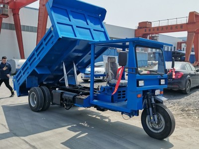 厂家供应四不像运输车 工地运输三轮五轮车 建筑自卸翻斗自卸车图5