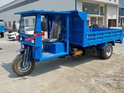 厂家供应四不像运输车 工地运输三轮五轮车 建筑自卸翻斗自卸车图2