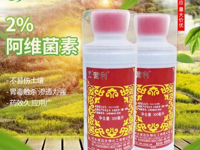 营利2%阿维菌素 胃毒触杀 杀虫广谱 渗透力强 微囊悬浮剂 杀虫剂图5