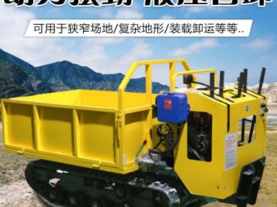 小型履带运输车 农用全地形爬山虎爬坡王 山地果园自卸式搬运车图4