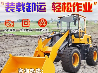 小型装载机 四驱液压养殖场清粪小铲车 工程农用推土机抓草抓木机图2