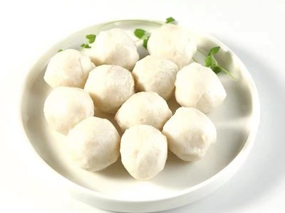 潮汕正宗手工手打墨鱼丸子500g火锅麻辣烫关东煮油炸新鲜食材批发图5