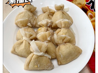 绿祥园素食福袋冷冻纯素关东煮火锅仿荤食品麻辣烫豆腐福袋丸子图4