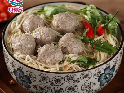 厂家直销潮汕风味牛肉丸/牛筋丸火锅丸子关东煮食材批发1000g图3