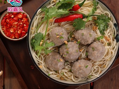 厂家直销潮汕风味牛肉丸/牛筋丸火锅丸子关东煮食材批发1000g图4