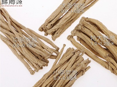 党参干货中条不硫熏500g 甘肃特产岷县中药材产地货源批发图4