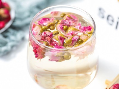 玫瑰花茶50g 干玫瑰罐装药食同源 泡茶批发代发 花草茶 组合茶图4