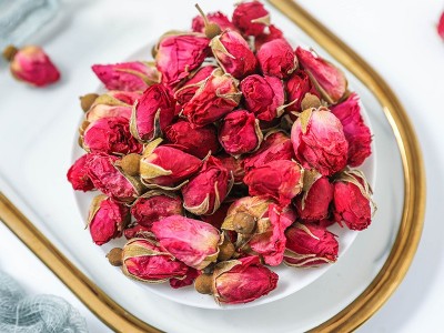 玫瑰花茶50g 干玫瑰罐装药食同源 泡茶批发代发 花草茶 组合茶图5