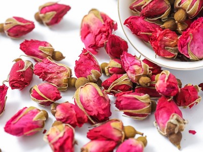 玫瑰花茶50g 干玫瑰罐装药食同源 泡茶批发代发 花草茶 组合茶图3