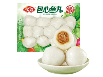 安井包心鱼丸爆汁大嫩火锅鱼肉丸子传统手打工艺小包装包心丸240g图5