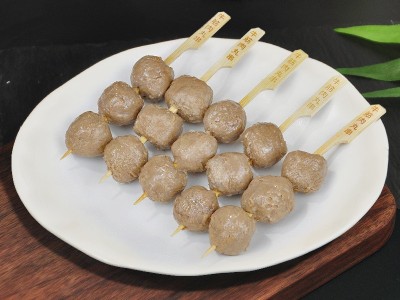 【牛筋肉丸串】批发丸子砂锅麻辣烫火锅食材关东煮便利店冷冻食品图1