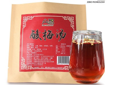 众智源厂直发茶叶代用花茶酸梅汤原料包老北京酸梅汤85g一件代发图2