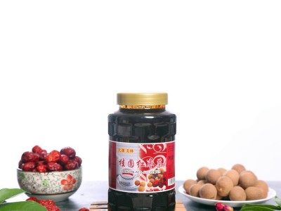 太湖美林花果茶桂圆红枣茶酱果肉果粒果酱1.2kg奶茶专用厂家直销图4