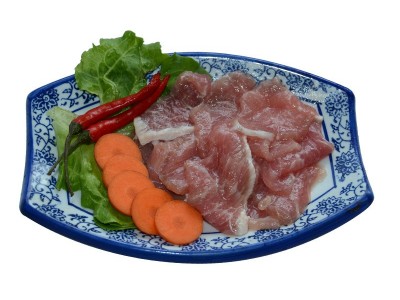 厂家腌制猪肉片2500g袋装新鲜冷冻猪肉片水煮肉片烧烤半成品图5