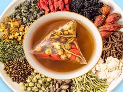 厂家批发汉方益甘茶菊花决明子牛蒡组合三角包茶 支持一件批发图5