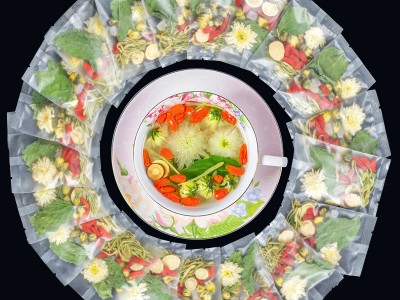 金银花菊花枸杞茶 胎菊花草茶决明子组合凉茶包OEM贴牌加工定制图5