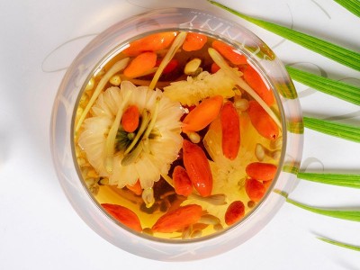 金银花菊花枸杞茶 胎菊花草茶决明子组合凉茶包OEM贴牌加工定制图4
