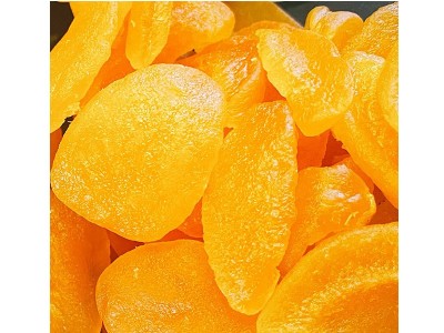 润达食品鲜果制作厂家直供黄桃干500g散装水果干蜜饯休闲零食批发图5