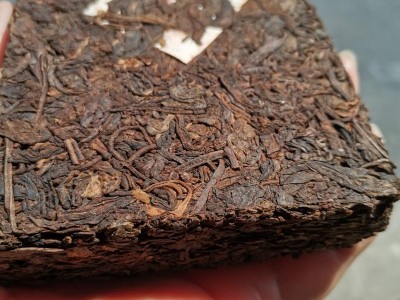 云南普洱茶砖 永德老茶头熟茶 2019年250克陈年老茶砖 茶疙瘩图2