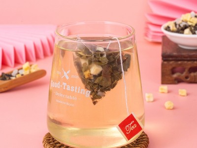 药知源白桃乌龙茶三角包苹果干泡茶袋泡茶桂花蜜桃乌龙图2