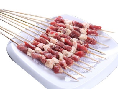 户外牛肉串羊肉串袋装30串烧烤新鲜散养冷冻烧烤食材图5