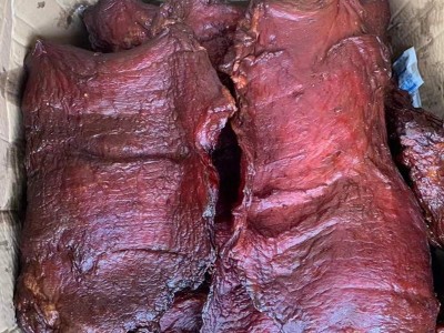 烟熏大块肉跑江湖食品地摊展会麻辣牛肉干猪肉干五香大块腊肉图3