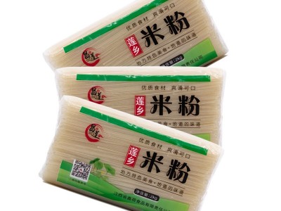 江西特产米粉 粗粉细粉4斤装过桥米线南昌拌粉炒粉干砂锅干米线图5