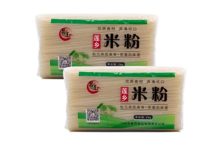 江西特产米粉 粗粉细粉4斤装过桥米线南昌拌粉炒粉干砂锅干米线图4