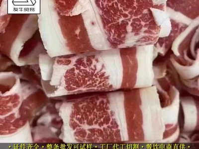 澳洲558厂安格斯M5肥牛后胸肉火锅烤肉单层后胸雪花牛肉批发食材图3