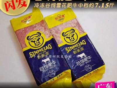【暂缺】雪花肥牛砖 7.14斤国产谷饲牛肉金针菇肥牛饭中餐商用 广图4