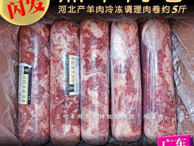 羔羊肉 5斤真羊肉整条调里肥羊竞兴羊肉卷火锅餐饮自切非冷冻肥牛图2